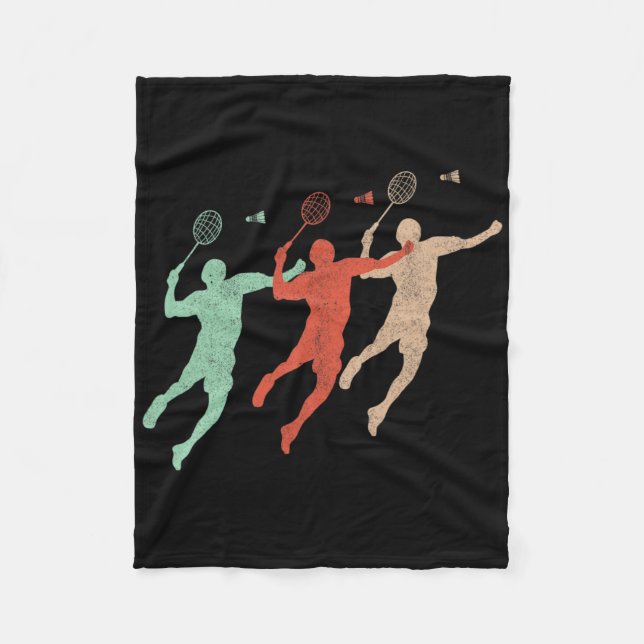 Manta Polar Badminton Player Retro Smash Shuttle (Anverso)