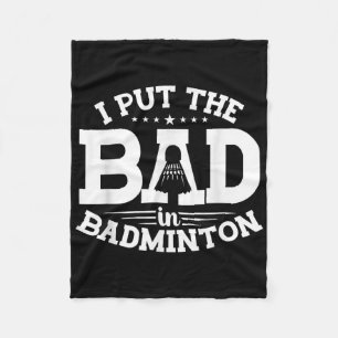 Manta Polar Bádminton, Pongo Lo Malo En Bádminton, Divertido V