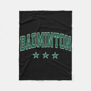 Manta Polar Badminton Todas las Estrellas Verdes Clic Retro Va