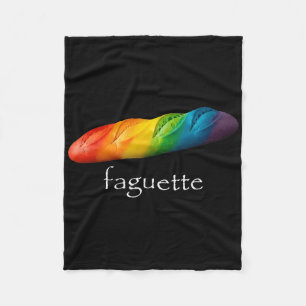 Manta Polar Baguette Divertida Arcoíris Faguette Mes del Orgul