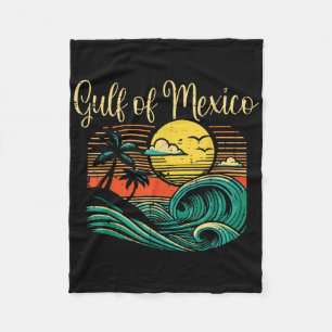 Manta Polar Bahía del Golfo de México Olas Vintage Surf Mujere
