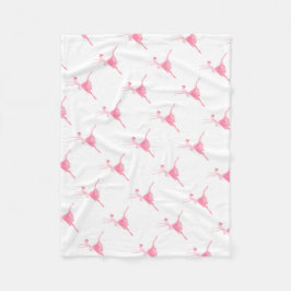 Manta Polar Bailarín de ballet del cuento de hadas. Bailarina