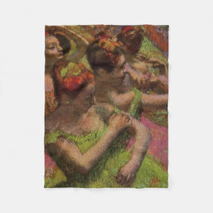 Manta Polar Bailarinas Ajustando sus Vestidos (Edgar Degas)