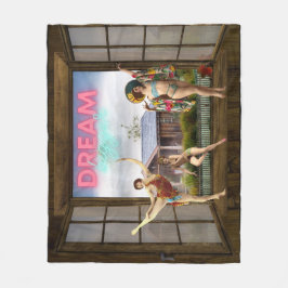 Manta Polar Bailarinas antiguas de arte alteradas de ensueño