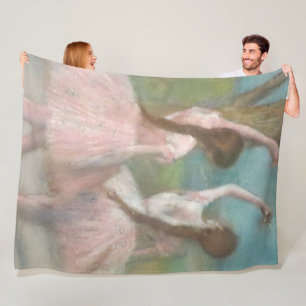 Manta Polar Bailarinas de rosa Edgar Degas