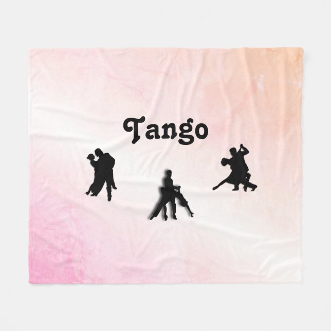 Manta Polar Bailarines de Tango (Frente (Horizontal))