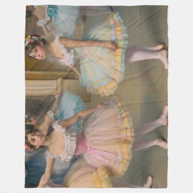 Manta Polar Bailarines detrás del escenario Postcard (Anverso)