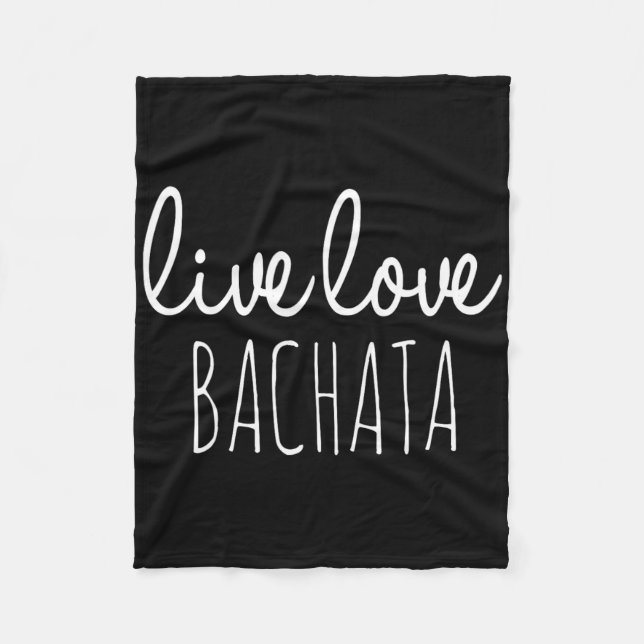 Manta Polar Baile de Bachata (Anverso)
