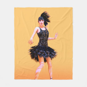 Manta Polar Baile Flapper Vintage