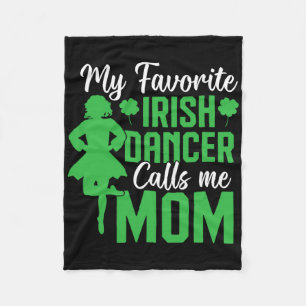 Manta Polar Baile Irlandés Mi Bailarín Irlandés Favorito Mamá 