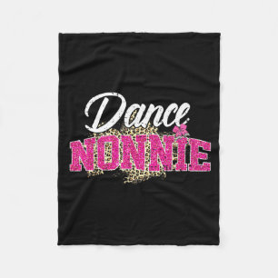 Manta Polar Baile nonnie leopardo divertido baile nonnie madre