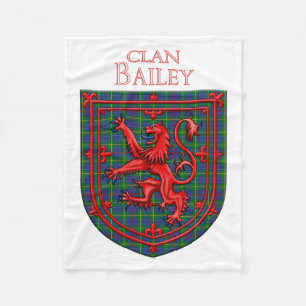 Manta Polar Bailey Tartan Scottish Plaid Lion Rampant