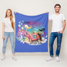 Bajo El Mar Sirena Océano Púrpura Turquesa