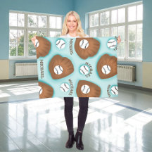 Balanza de guante de béisbol y modelo de nombre de