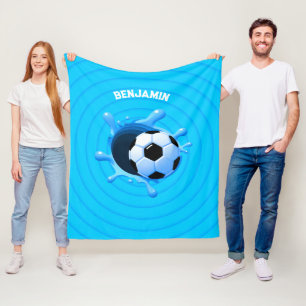 Manta Polar Balcón de fútbol personalizado