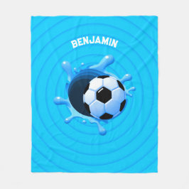 Manta Polar Balcón de fútbol personalizado