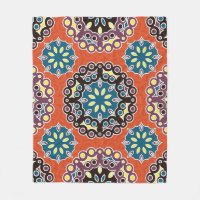 Baldosa árabe, patrón de mosaico vintage.