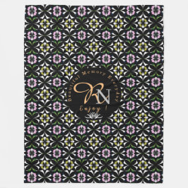 Manta Polar Baldosa geométrica