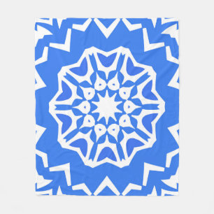 Manta Polar Baldosas de cerámica azulejo portugal. Viñeta sin 