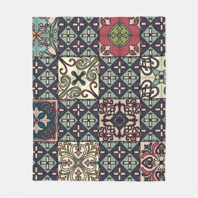 Manta Polar Baldosas portuguesas: sin problemas al estilo Tala (Anverso)