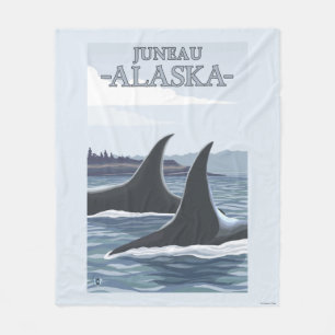 Manta Polar Ballenas #1 - Juneau, Alaska de la orca