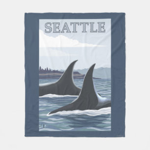 Manta Polar Ballenas #1 - Seattle, Washington de la orca