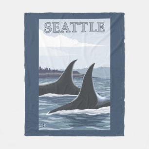 Manta Polar Ballenas #1 - Seattle, Washington de la orca