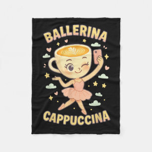 Manta Polar Ballerina Cappuccina Italiana Brainrot Virgen Meme