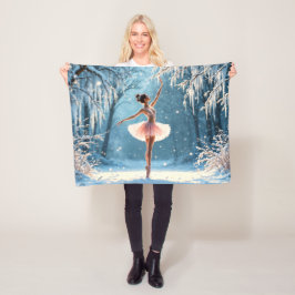 Manta Polar Ballerina elegante moda brillante baile