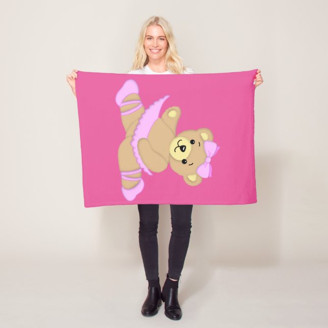 Manta Polar Ballerina Teddy Bear (In situ)