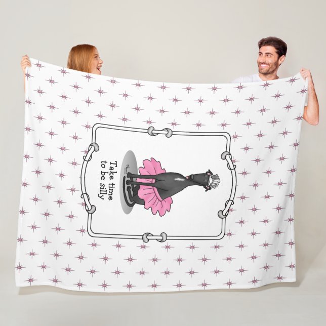 Manta Polar Ballet Ballerina Princess Greyhound Dog (negro) (In situ)