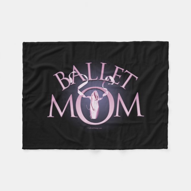 Manta Polar Ballet Mom Fleece Blanket (Frente (Horizontal))