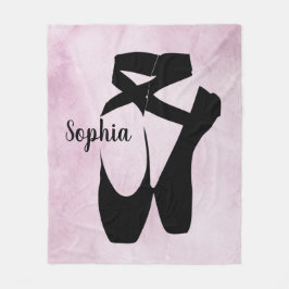 Manta Polar Ballet Zapatos Diseño Fleece Blanket
