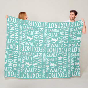 Manta Polar Ballroom Dance Fleece Blanket