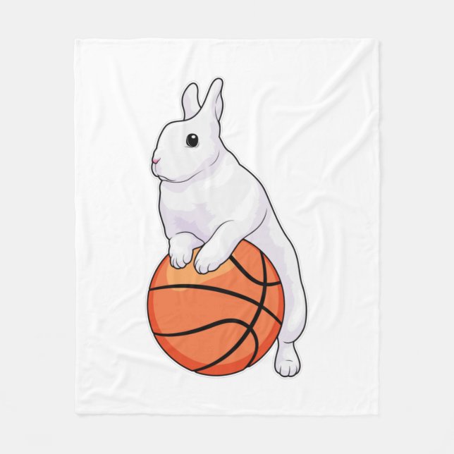 Manta Polar Baloncestista Bunny (Anverso)