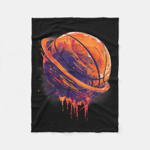 Manta Polar Baloncesto Artístico Baloncesto Lover Planet Water