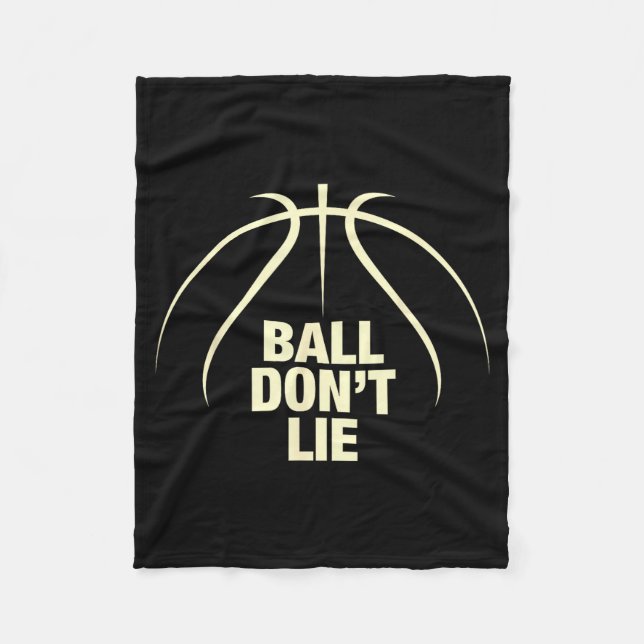 Manta Polar Baloncesto Ball Don't Lie  (Anverso)