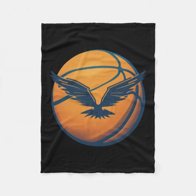 Manta Polar Baloncesto con águila (Anverso)