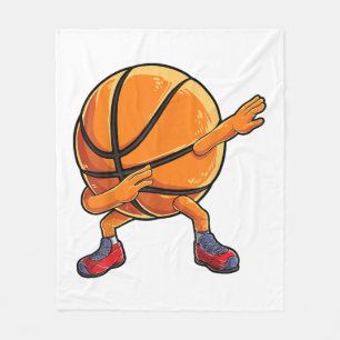 Manta Polar Baloncesto Dabbing Ball Graciosos Niños Hombres De
