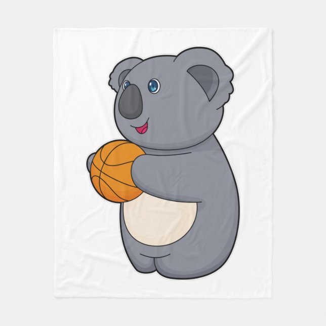 Manta Polar Baloncesto de Koala (Anverso)