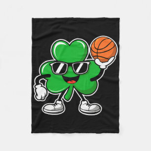 Manta Polar Baloncesto Día de San Patricios Niños Trébol Infan