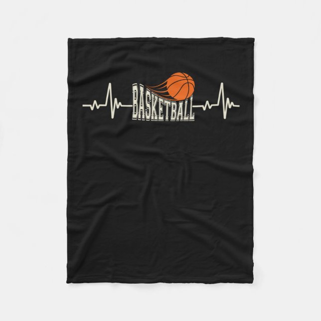 Manta Polar Baloncesto Heartbeat 3 (Anverso)