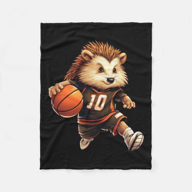 Manta Polar Baloncesto Hedgehog (Anverso)