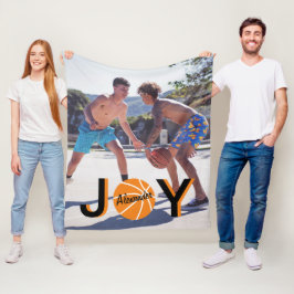 Manta Polar Baloncesto JOY Photo Fleece Blanket