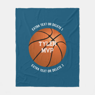 Manta Polar Baloncesto, Nombre, MVP/Número, 2 Líneas De Texto