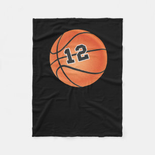 Manta Polar Baloncesto Número 12