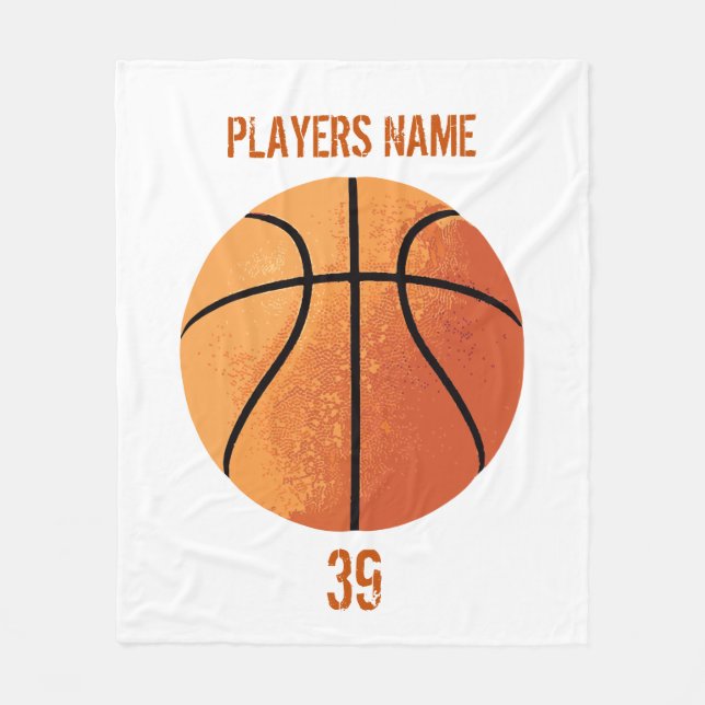 Manta Polar Baloncesto (Personalizable) (Anverso)