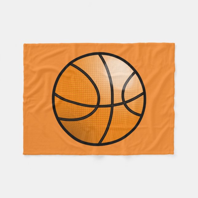 Manta Polar Baloncesto personalizado (Frente (Horizontal))