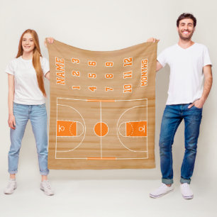 Manta Polar Baloncesto personalizado