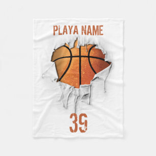 Manta Polar Baloncesto rasgado